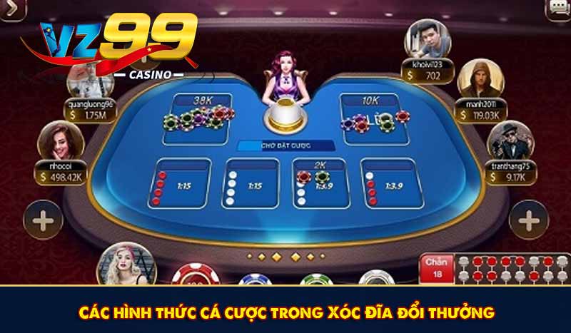 Xóc Đĩa đổi thưởng - Trải nghiệm hấp dẫn, giải trí ăn tiền 7 Các hình thức cá cược trong Xóc Đĩa đổi thưởng